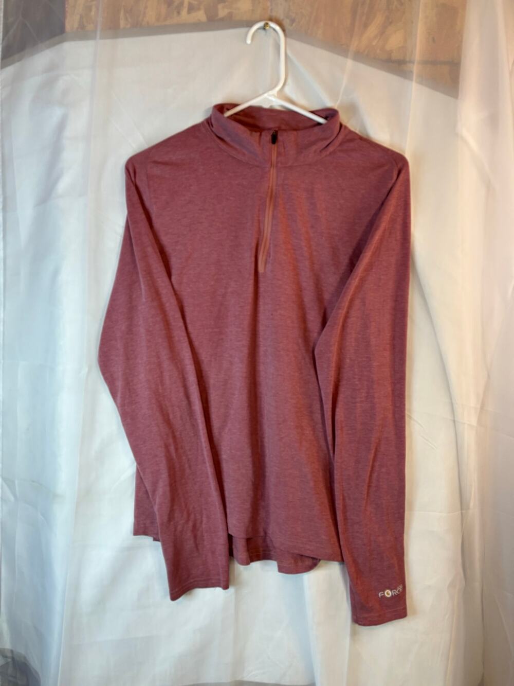Carhartt 3/4 Zip Red Pullover Sweater Size Large